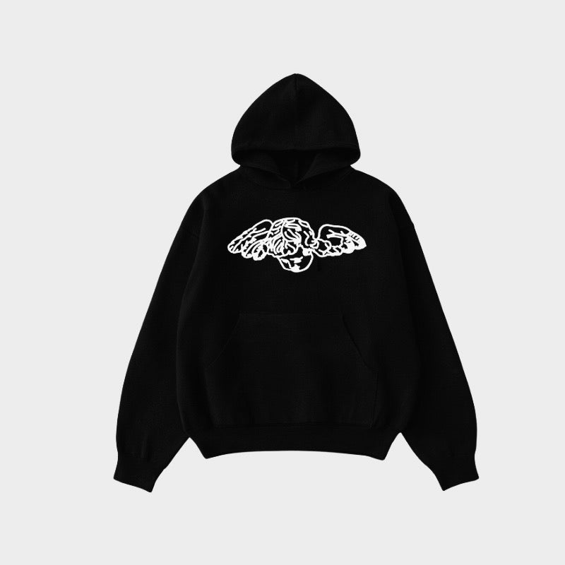 SWEAT À CAPUCHE "LOGO ANGEL" SAAD